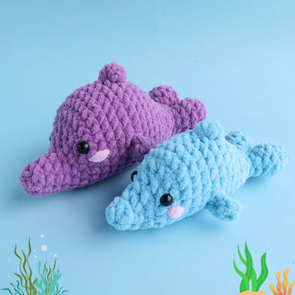 Hooktasyy 12-in-1 Sea Animals Crochet Pattern Bundle Low-Sew Ocean Amigurumi PDF