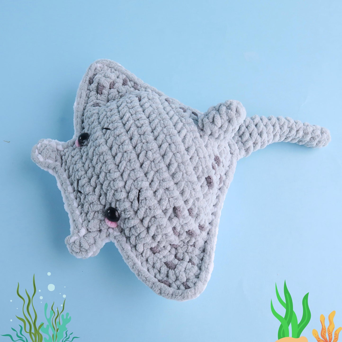 Hooktasyy 12-in-1 Sea Animals Crochet Pattern Bundle Low-Sew Ocean Amigurumi PDF