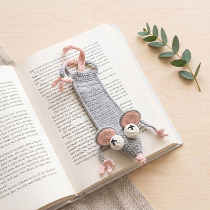 Crochiny 3-in-1 Lizard Mouse Squirrel Bookmark Crochet Pattern Bundle Amigurumi PDF Tutorial