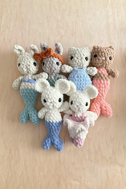 oakandmarlow Fable Baby Crochet Pattern Bundle Kitty Bunny Mouse