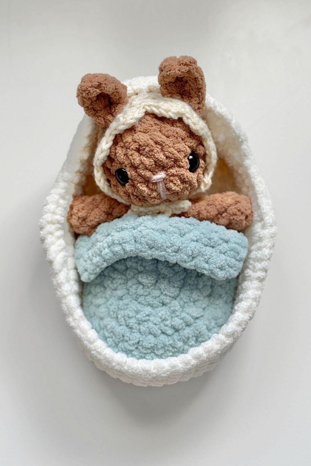 oakandmarlow Fable Baby Crochet Pattern Bundle Kitty Bunny Mouse