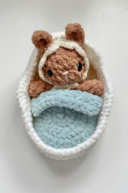 oakandmarlow Fable Baby Crochet Pattern Bundle Kitty Bunny Mouse