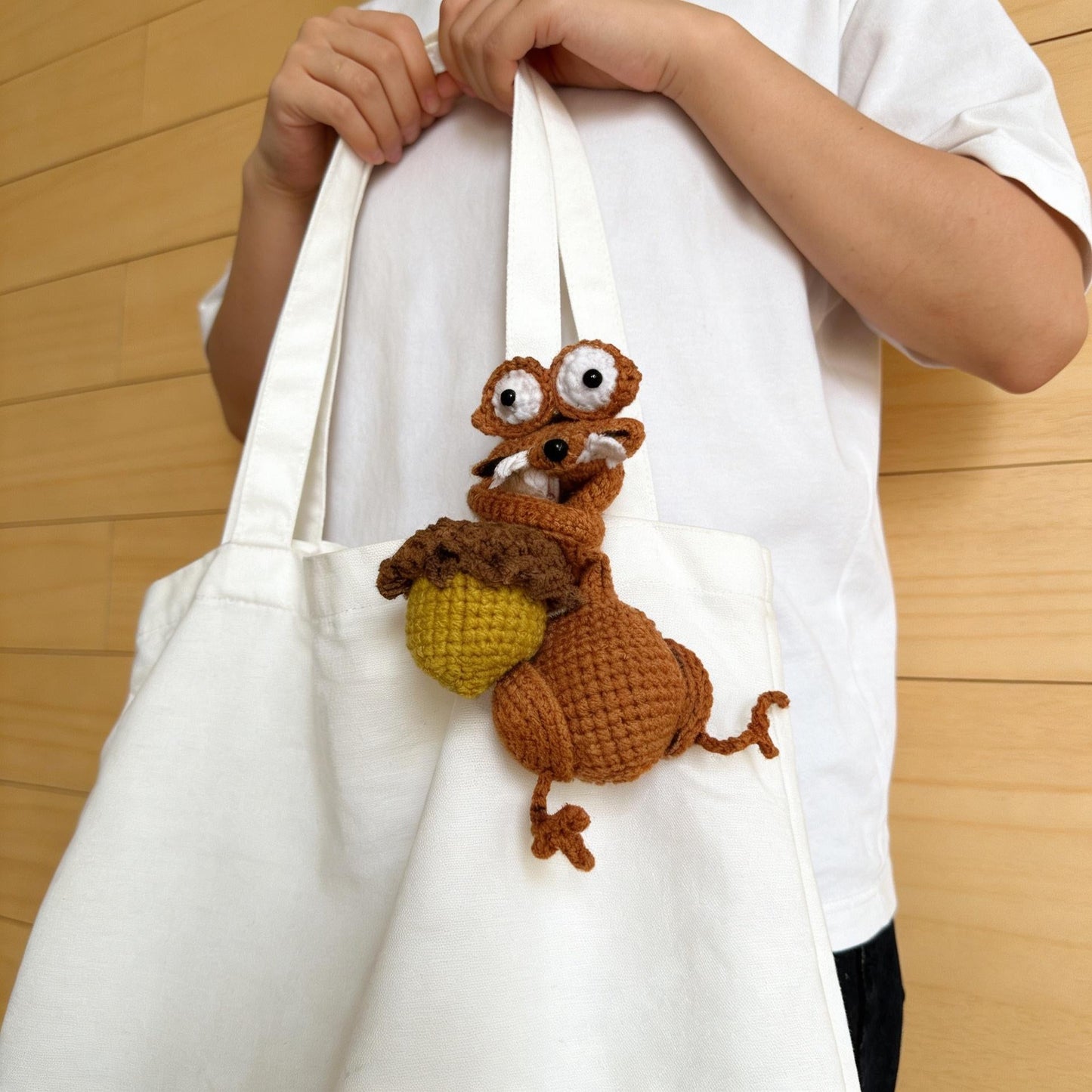 Squirrel Crochet Pattern Bundle - Coaster, Button Cover, Long Neck & Bookmark