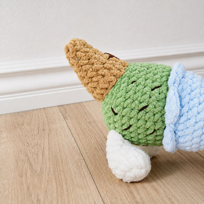 Hooktasyy Ice Cream Dog Crochet Pattern Summer Amigurumi Puppy PDF