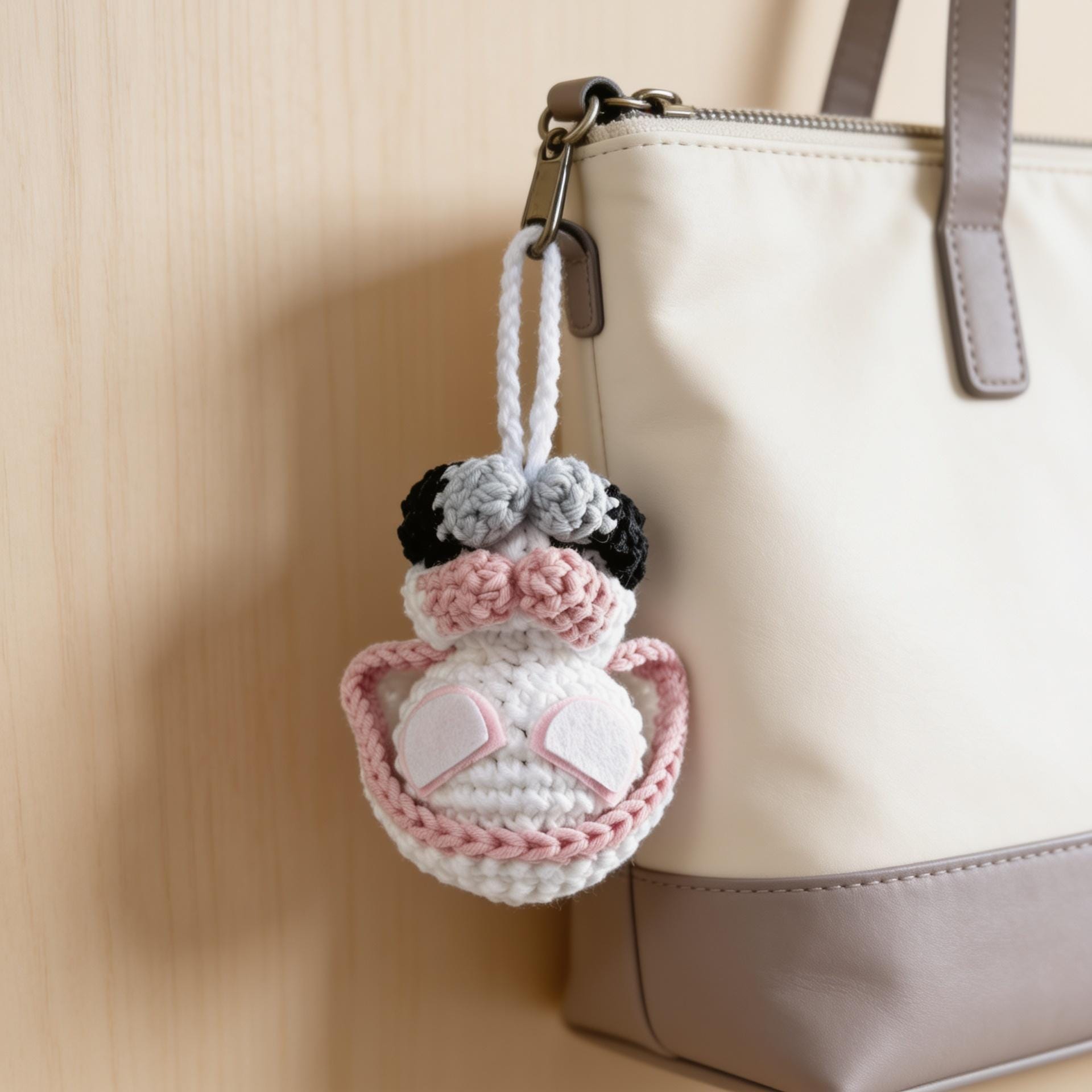Spider-Man Crochet Pattern Car Hanging Amigurumi Superhero Keychain Mirror Charm Digital Download