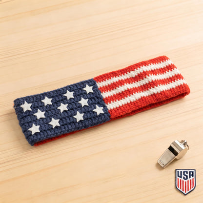Crochiny USA Flag Headband Crochet Pattern Digital Download PDF