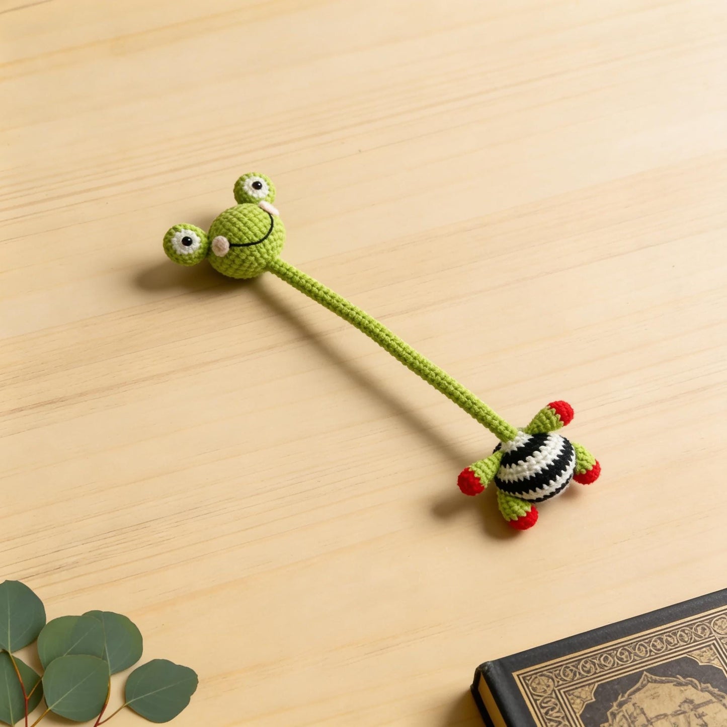 Crochiny Long Neck Frog Crochet Pattern Digital Download Amigurumi Bag Charm