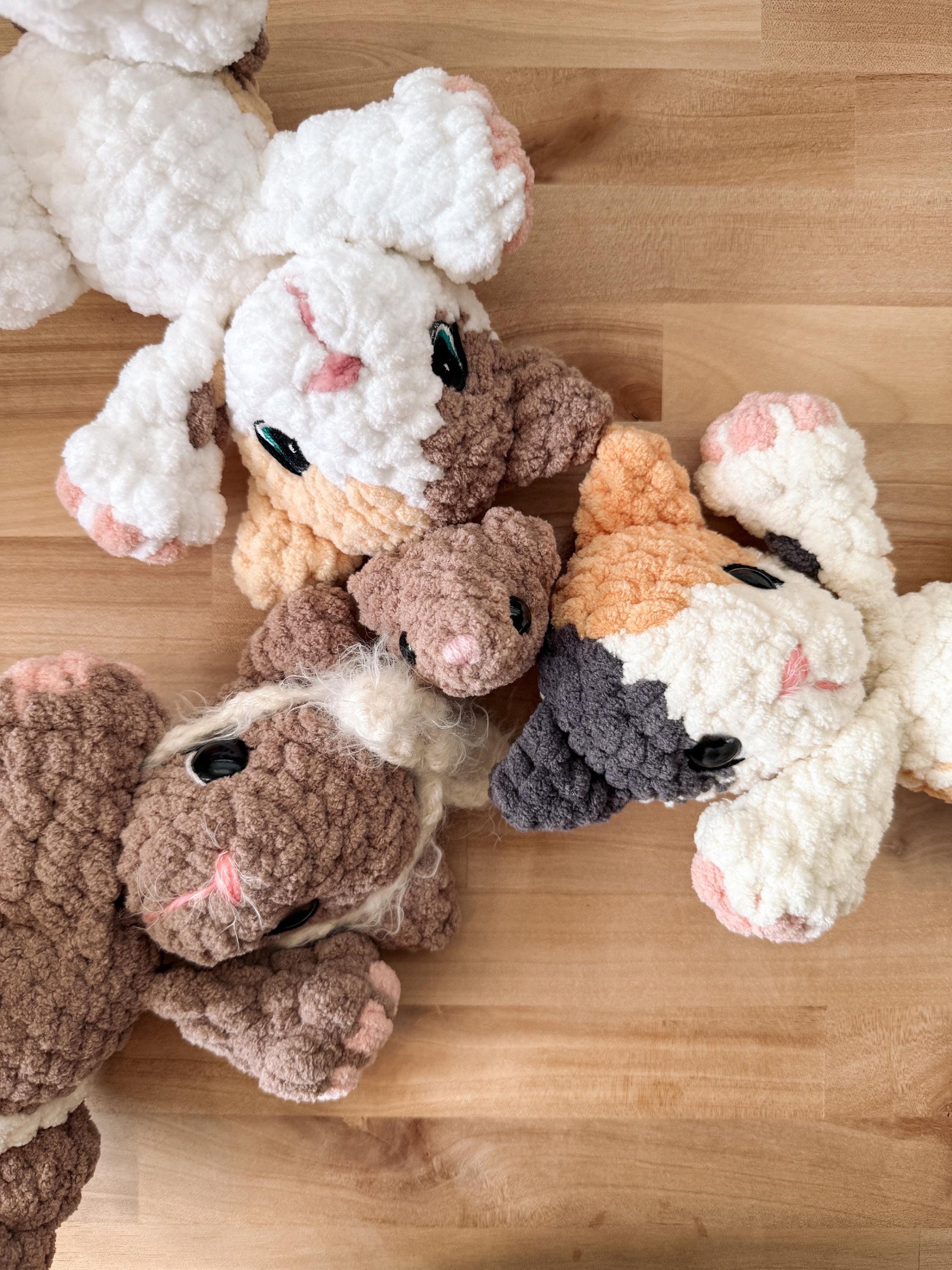 BkayCrochetCo ITTY Kai the Kitty STUFFIE Amigurumi Crochet Pattern PDF
