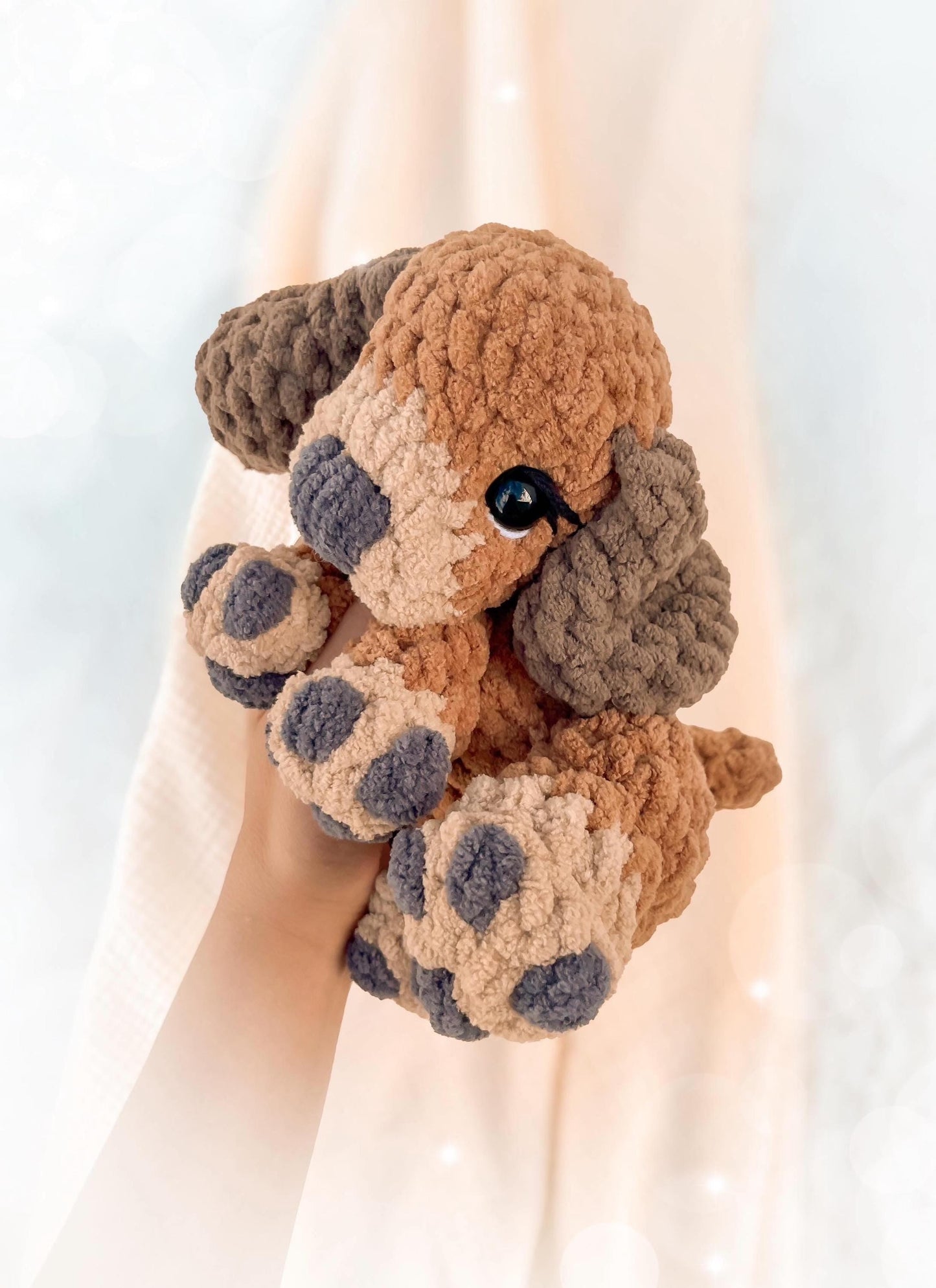 BkayCrochetCo ITTY Paw the Puppy STUFFIE Amigurumi Crochet Pattern PDF