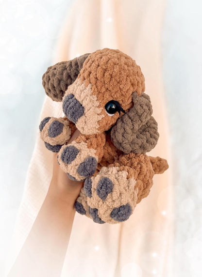 BkayCrochetCo ITTY Paw the Puppy STUFFIE Amigurumi Crochet Pattern PDF