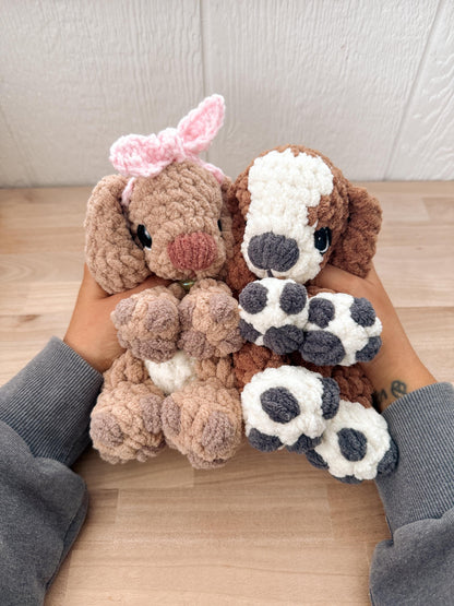 BkayCrochetCo ITTY Paw the Puppy STUFFIE Amigurumi Crochet Pattern PDF