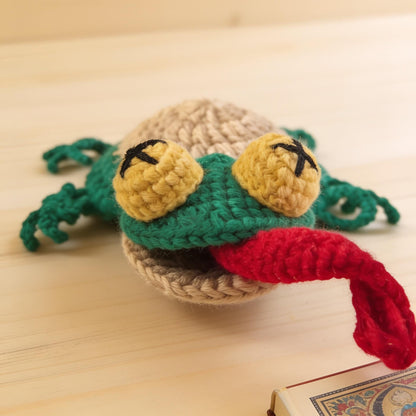 Gecko Coaster Crochet Pattern Amigurumi Lizard Mug Rug Digital Download
