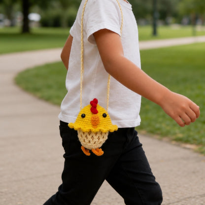 Crochiny Chicken Egg Bag Crochet Pattern Digital Download
