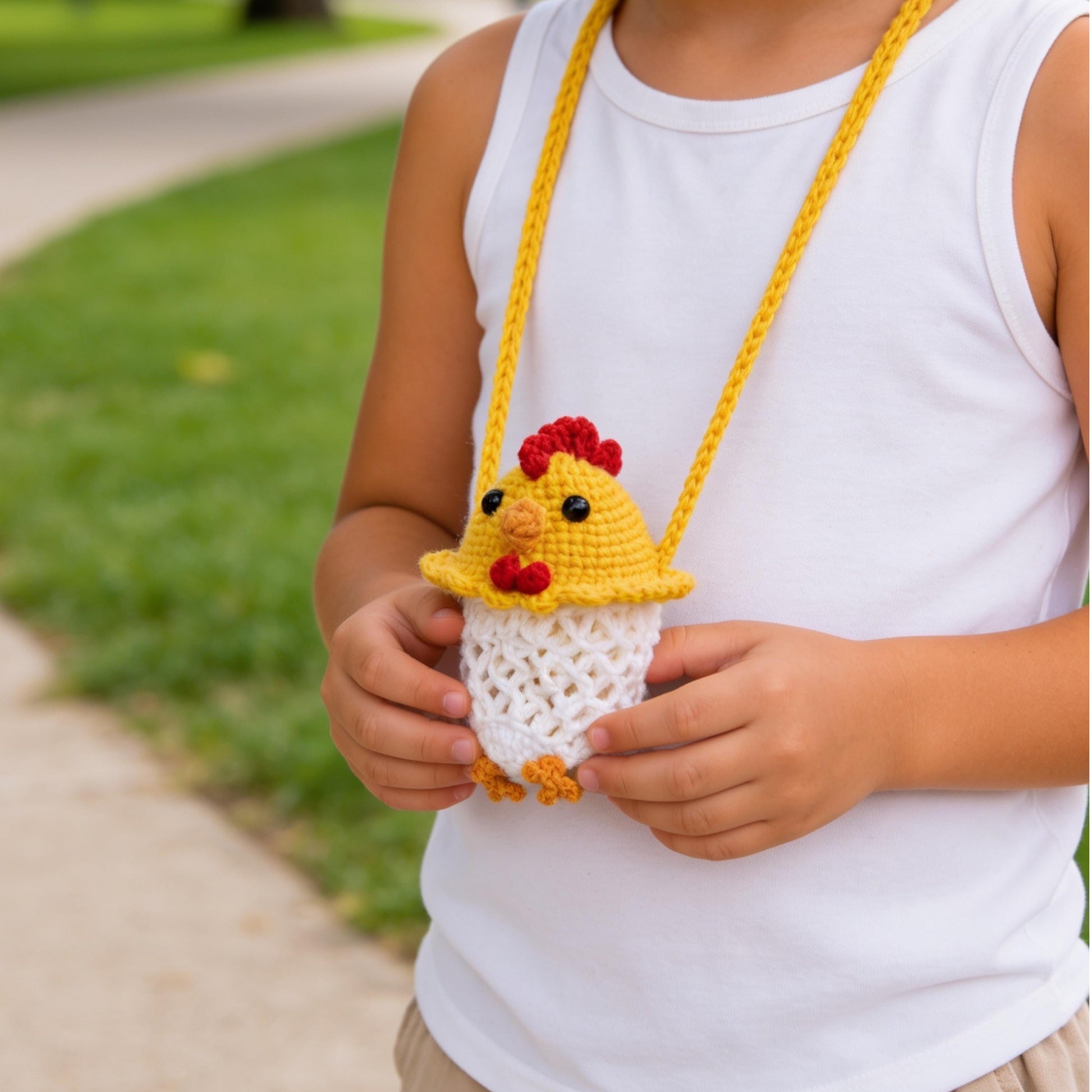 Crochiny Chicken Egg Bag Crochet Pattern Digital Download