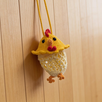 Crochiny Chicken Egg Bag Crochet Pattern Digital Download
