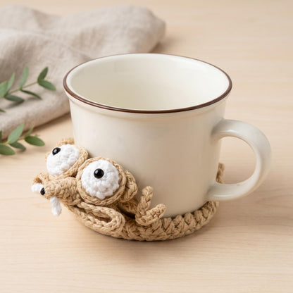 Squirrel Crochet Pattern Bundle - Coaster, Button Cover, Long Neck & Bookmark