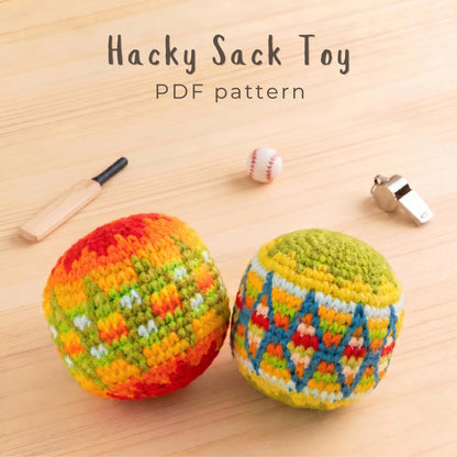 Hacky Sack Crochet Pattern Digital Download Beginner-Friendly