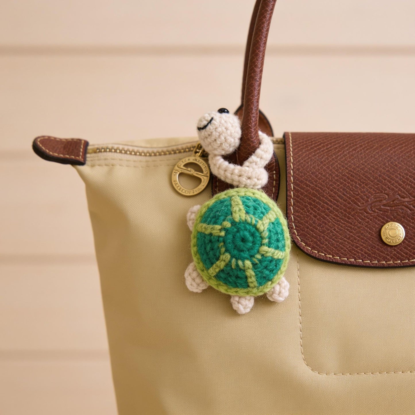 Crochiny Long Neck Turtle Crochet Pattern Digital Download Amigurumi Bag Charm
