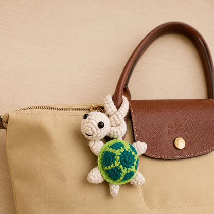 Crochiny Long Neck Turtle Crochet Pattern Digital Download Amigurumi Bag Charm