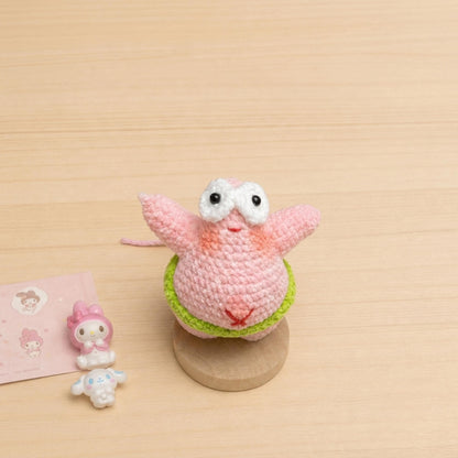 Crochiny Pink Starfish Crochet Pattern Digital Download Amigurumi Car Charm