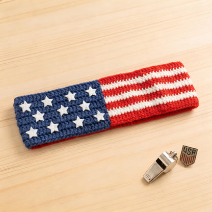 Crochiny USA Flag Headband Crochet Pattern Digital Download PDF