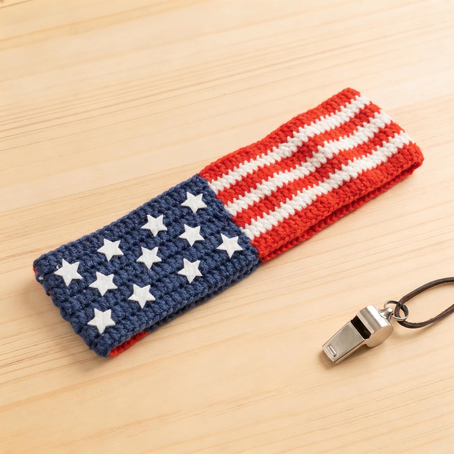 Crochiny USA Flag Headband Crochet Pattern Digital Download PDF