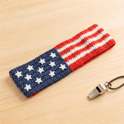 Crochiny USA Flag Headband Crochet Pattern Digital Download PDF