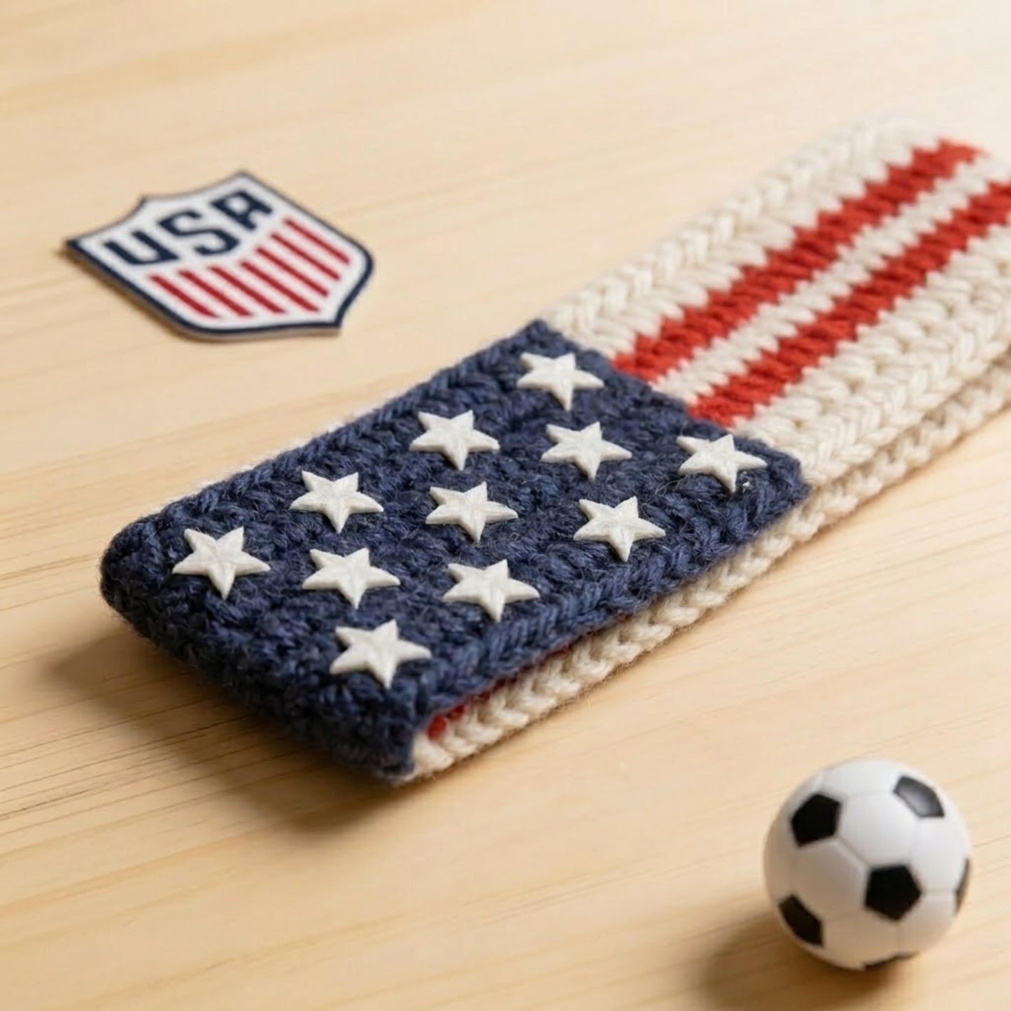 Crochiny USA Flag Headband Crochet Pattern Digital Download PDF