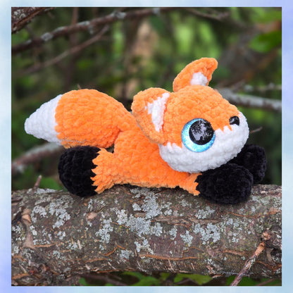 SnuggleBeansCrochet Mini Fen the Fox & Wren the Wolf Crochet Pattern Intermediate PDF