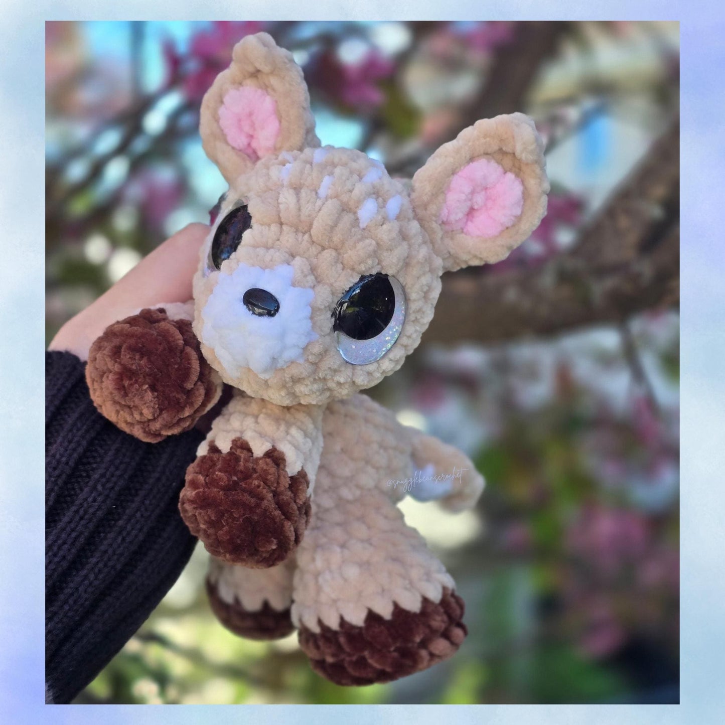 Mini Dory the Deer Crochet Pattern Intermediate Low-Sew PDF