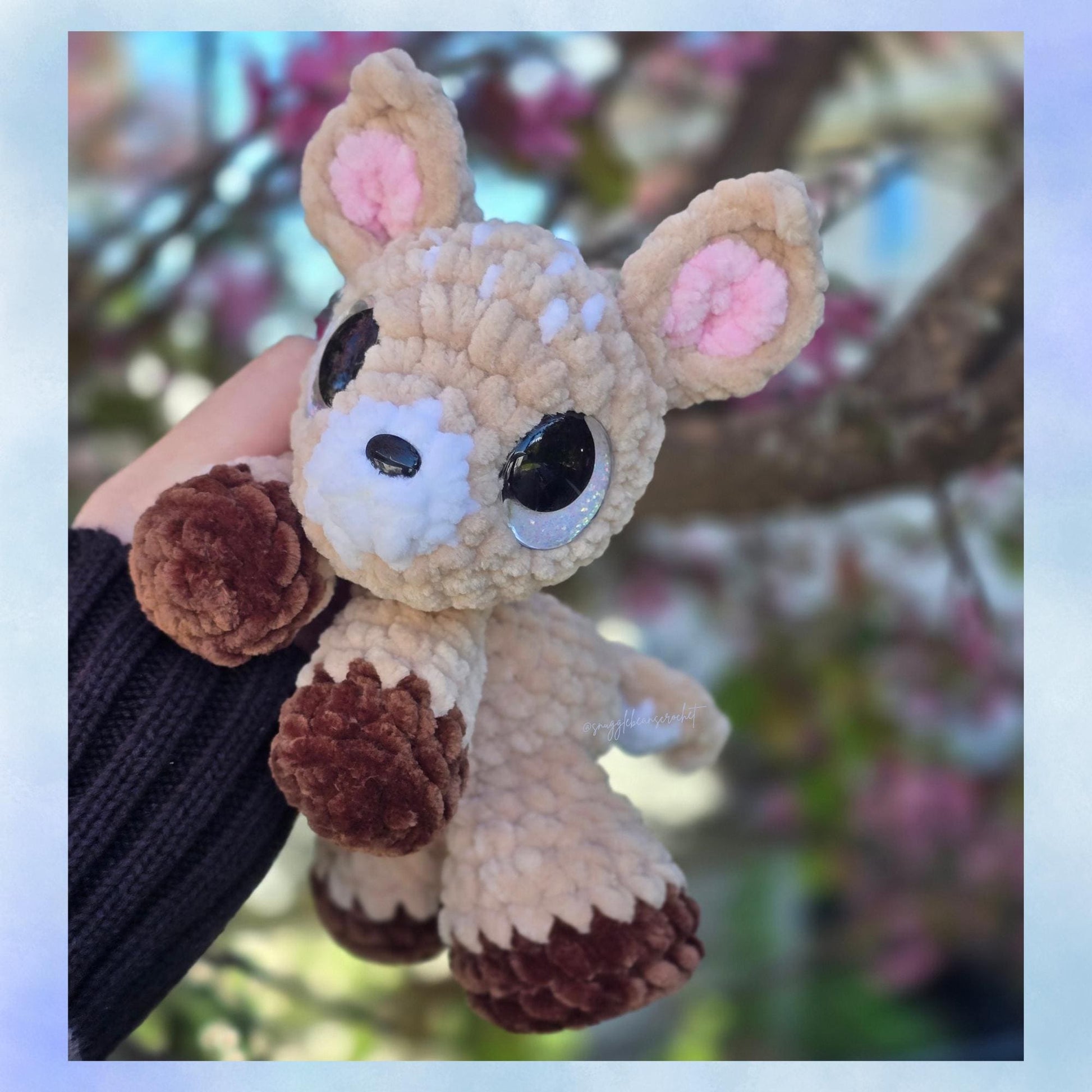Mini Dory the Deer Crochet Pattern Intermediate Low-Sew PDF