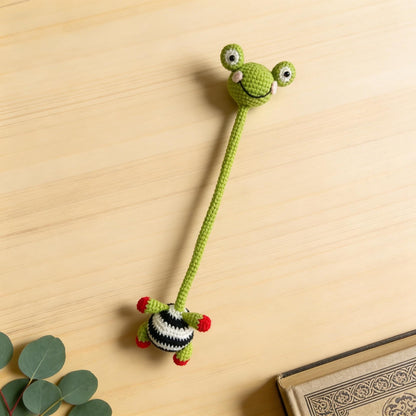 Crochiny Long Neck Frog Crochet Pattern Digital Download Amigurumi Bag Charm