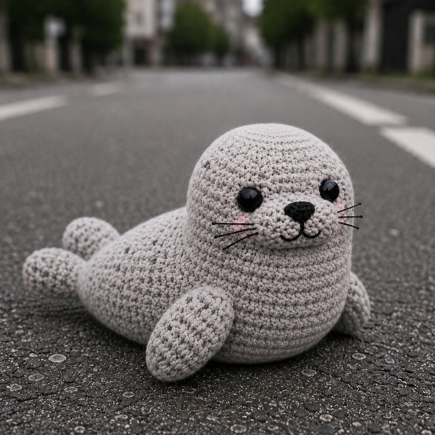 Hooktasyy Neil the Seal Crochet Pattern Cute Amigurumi Easy PDF