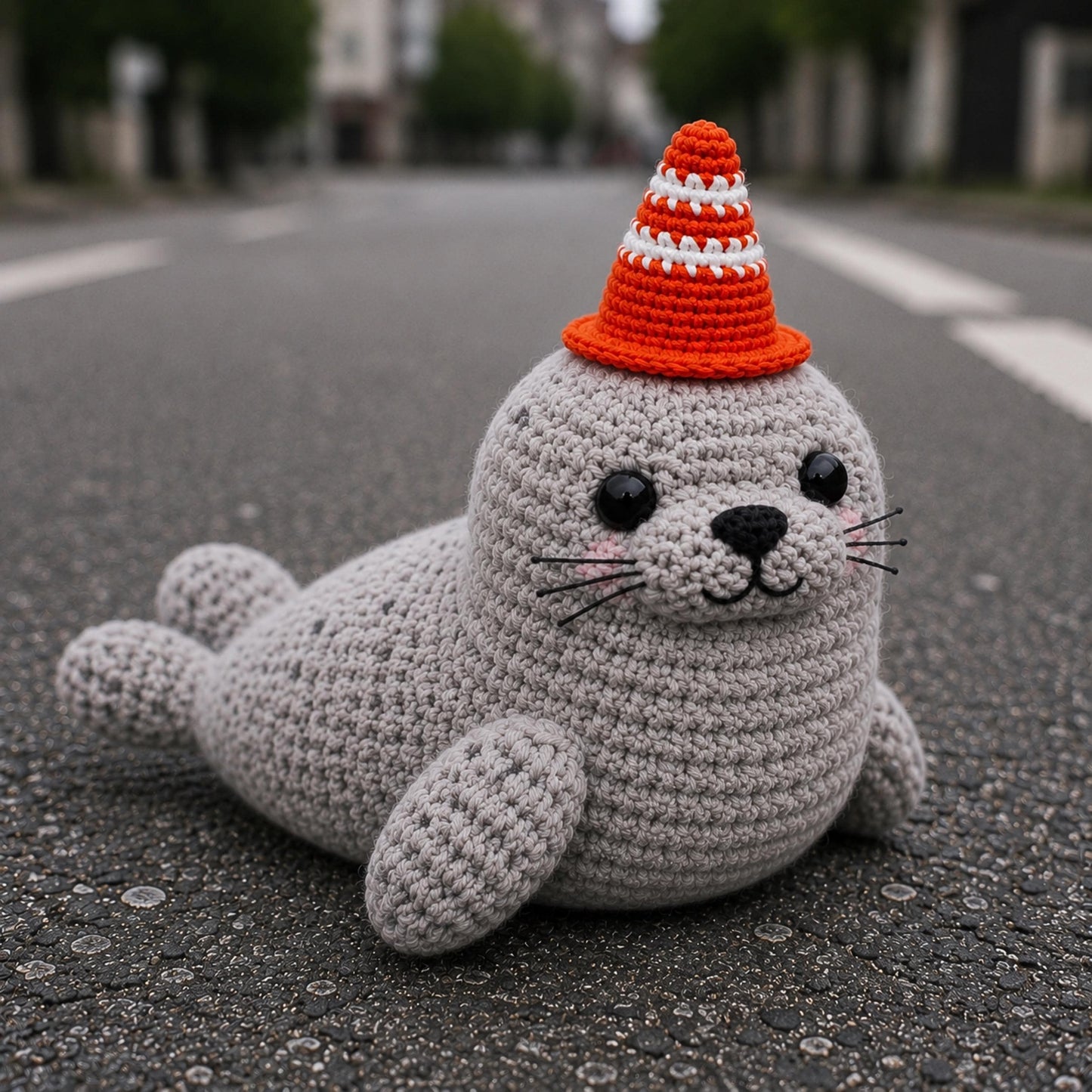 Hooktasyy Neil the Seal Crochet Pattern Cute Amigurumi Easy PDF
