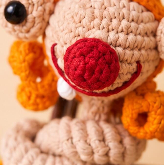 2-in-1 Long Neck Sid Couple Crochet Pattern, Cute Amigurumi Bag Charm, Ice Age, Gift For Her, Bag Decor, Handmade Bag (Digital Download)