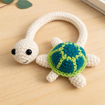 Crochiny Long Neck Turtle Crochet Pattern Digital Download Amigurumi Bag Charm