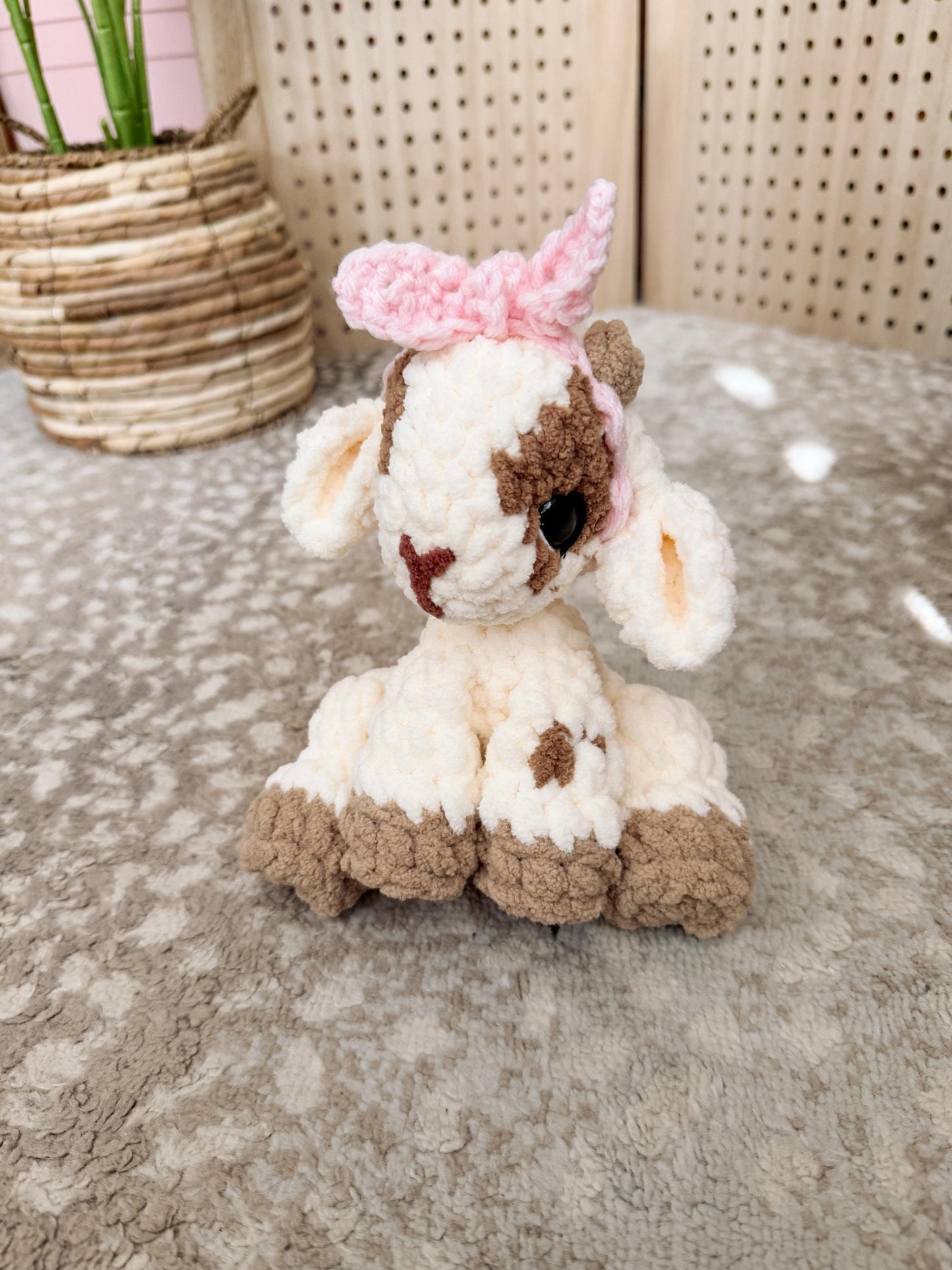BkayCrochetCo ITTY Grae the Goat STUFFIE Amigurumi Crochet Pattern PDF