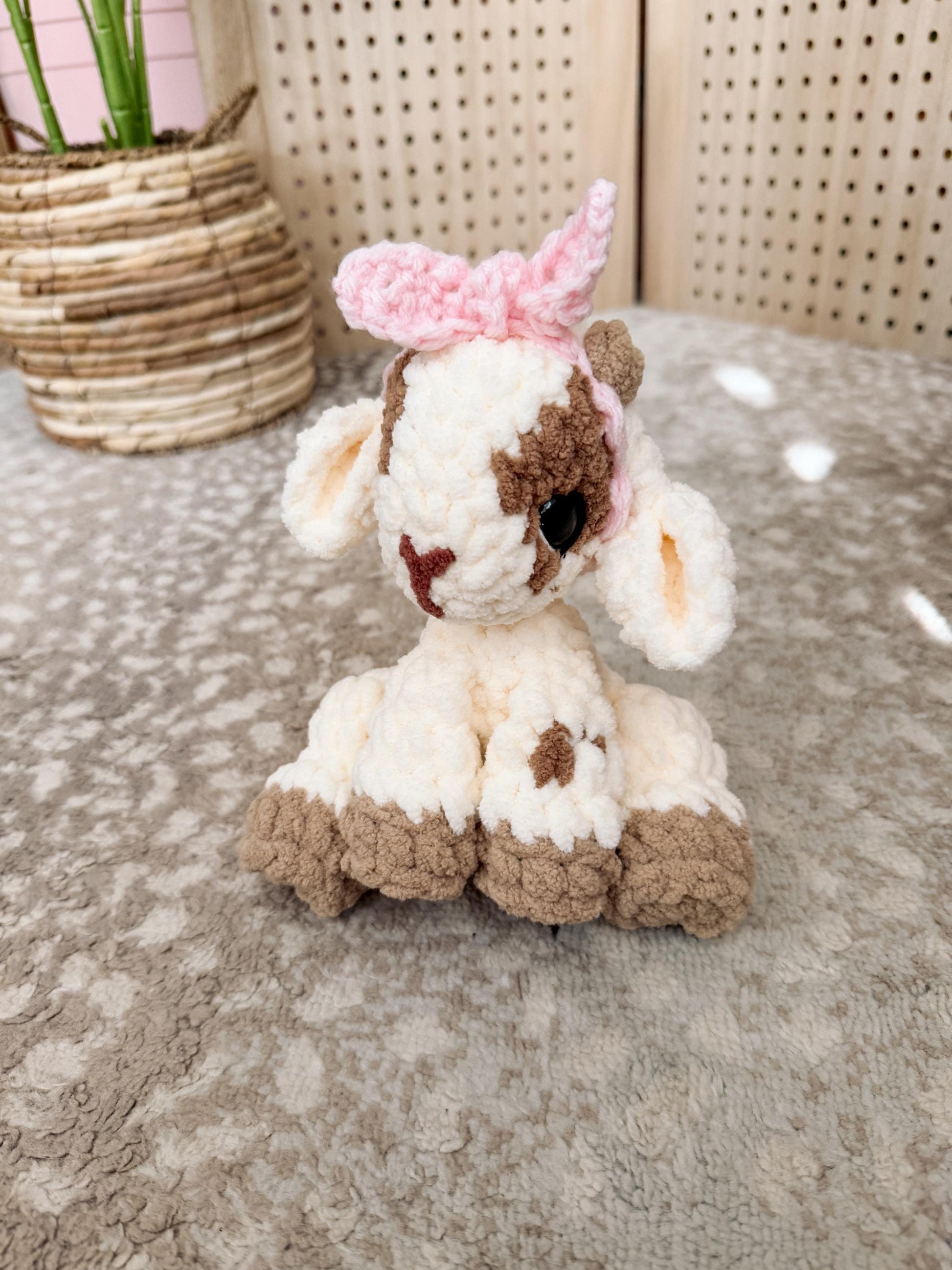 BkayCrochetCo ITTY Grae the Goat STUFFIE Amigurumi Crochet Pattern PDF