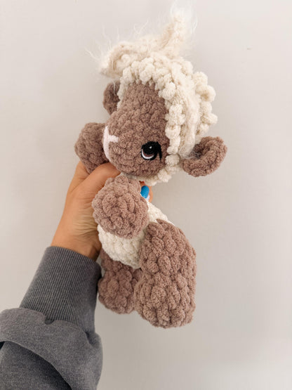 BkayCrochetCo ITTY Lenni the Lamb STUFFIE Amigurumi Crochet Pattern PDF