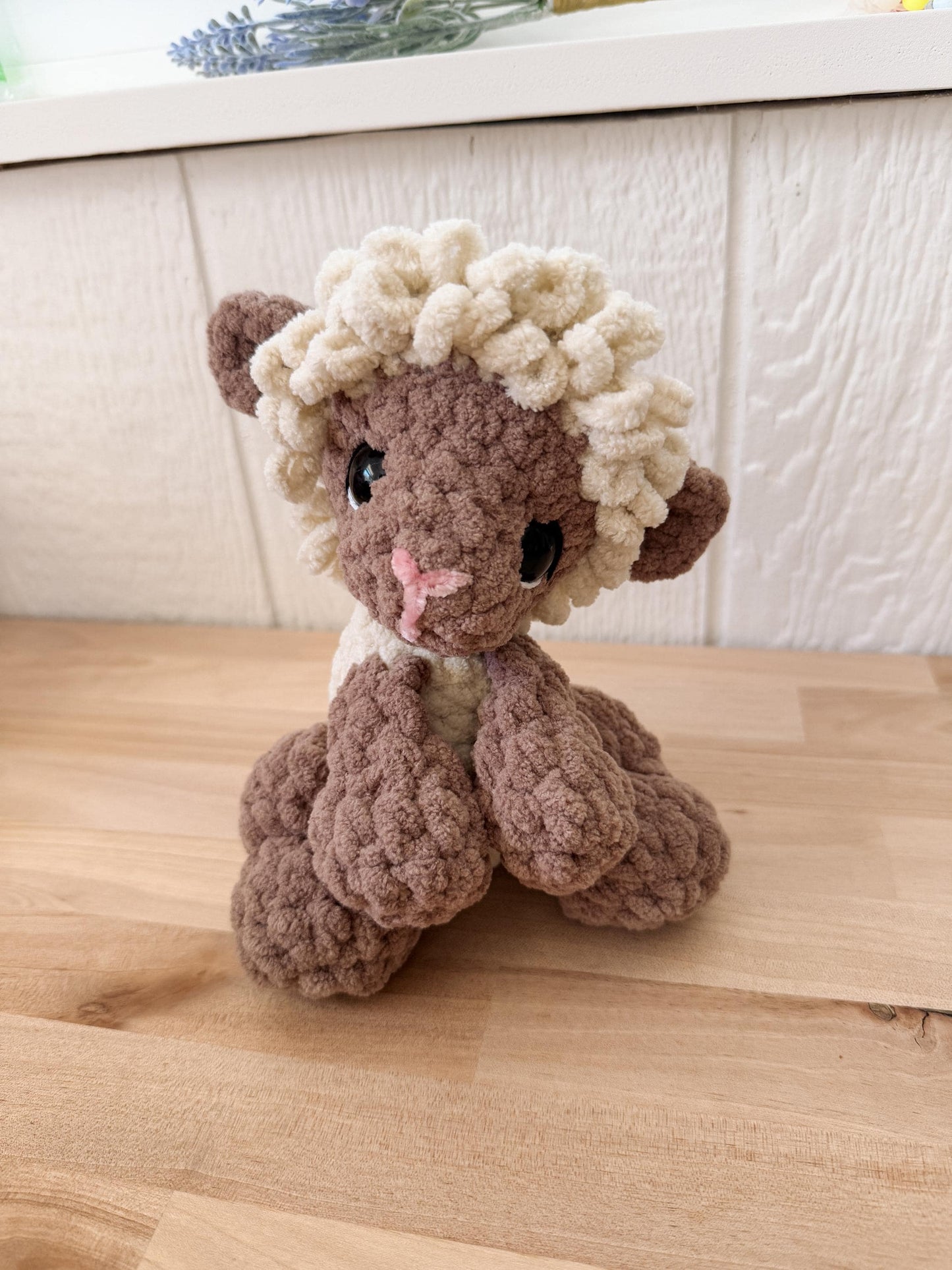 BkayCrochetCo ITTY Lenni the Lamb STUFFIE Amigurumi Crochet Pattern PDF