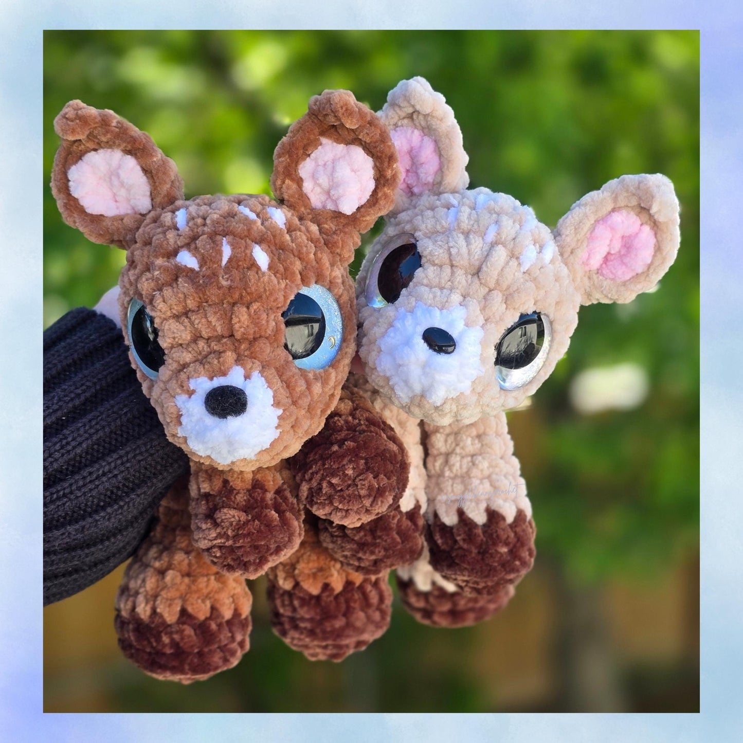 SnuggleBeansCrochet Mini Bunny Deer Fox Wolf Crochet Pattern Bundle PDF