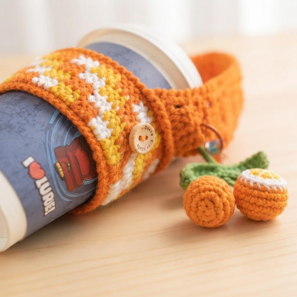 Crochiny Coffee Cup Holder Crochet Pattern Digital Download