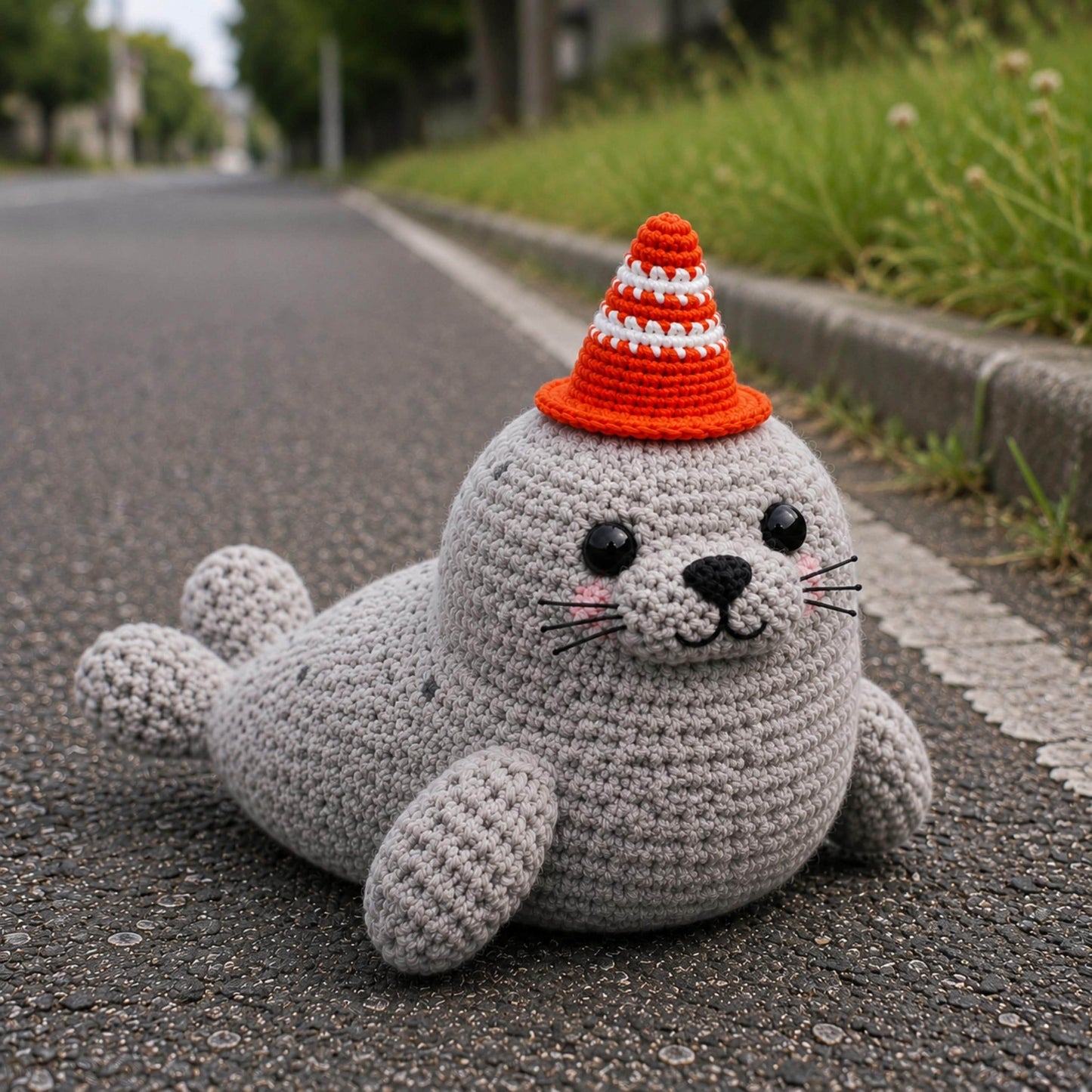 Hooktasyy Neil the Seal Crochet Pattern Cute Amigurumi Easy PDF