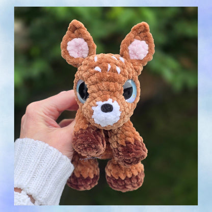 SnuggleBeansCrochet Mini Bunny Deer Fox Wolf Crochet Pattern Bundle PDF