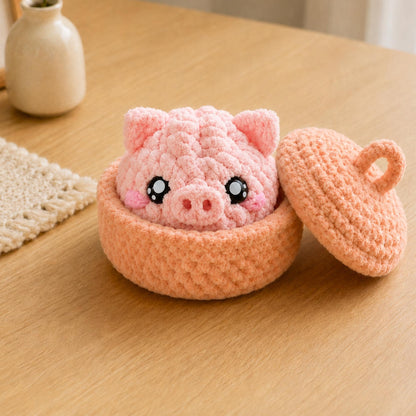 Hooktasyy Dumplings and Steamer Crochet Pattern PDF