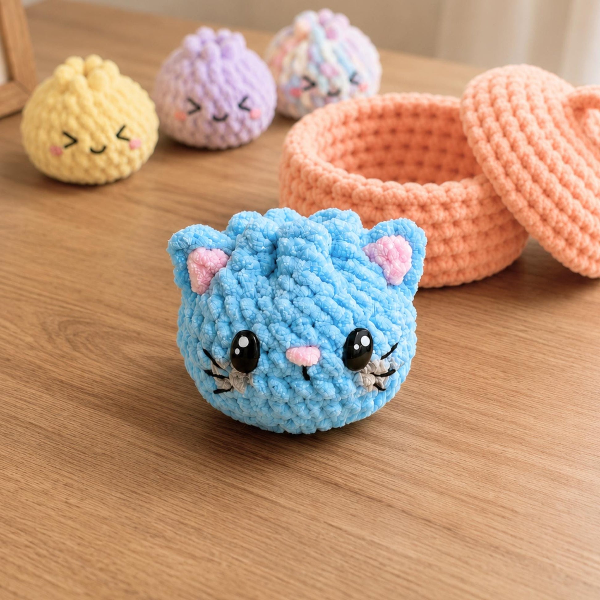 Hooktasyy Dumplings and Steamer Crochet Pattern PDF
