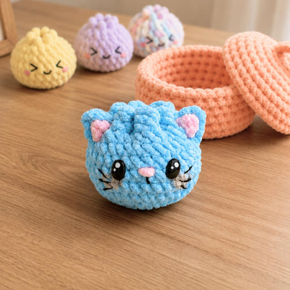 Hooktasyy Dumplings and Steamer Crochet Pattern PDF