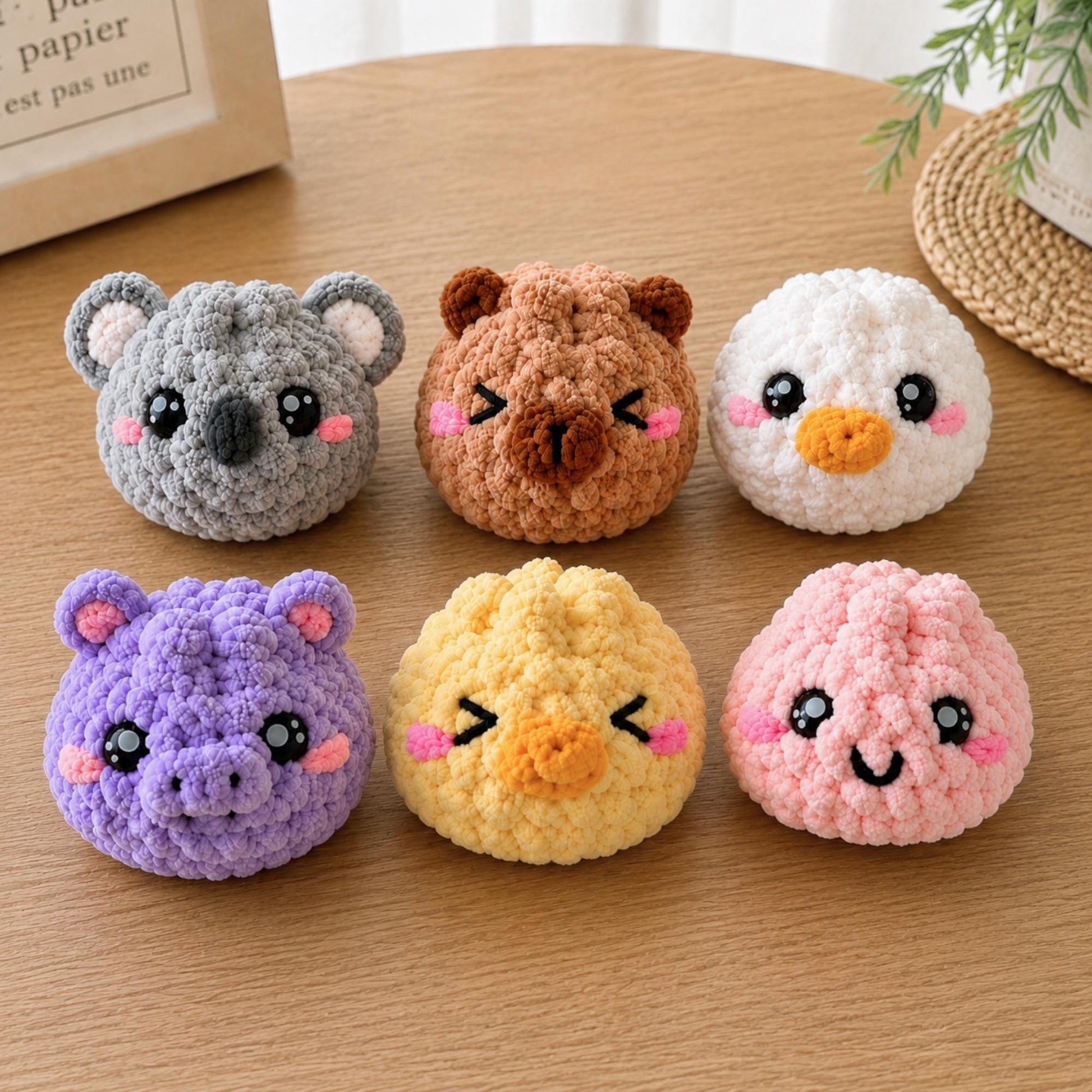 Hooktasyy Dumplings and Steamer Crochet Pattern No-Sew Amigurumi PDF