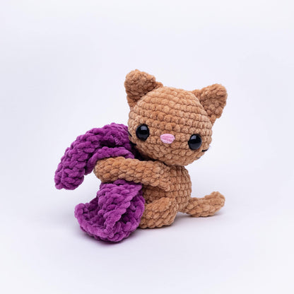 TheresasCrochetShop Catnap the Sleepy Kitty Amigurumi Crochet Pattern PDF