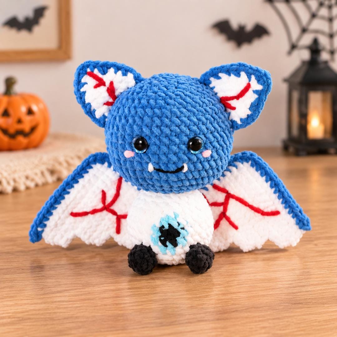 Hooktasyy 5-in-1 Halloween Bat Crochet Pattern Bundle PDF